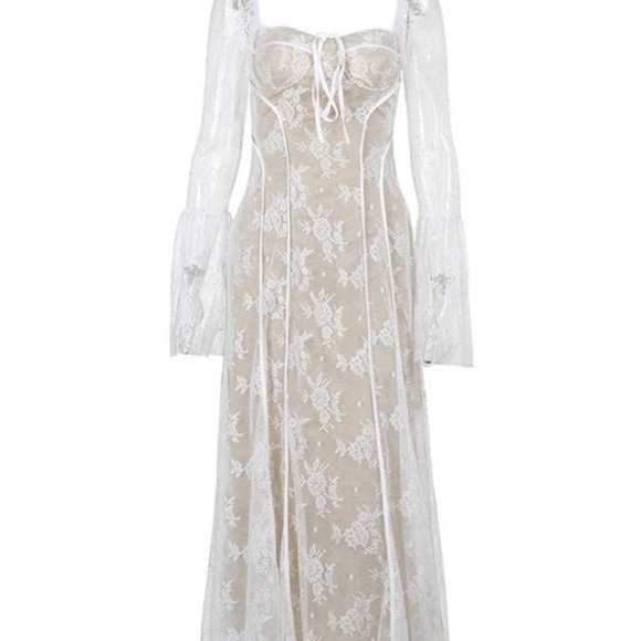 CB inspired Delilah Lace Maxi Dress - Picture 1 of 3